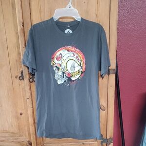 Wash with Souls - Star Wars Rebel Skull Helmet T shirt